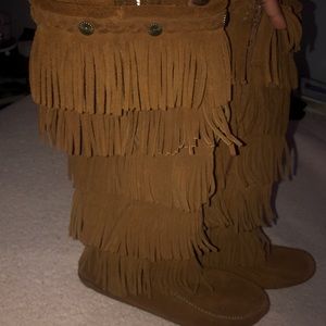 Fringe Minnetonka Boots